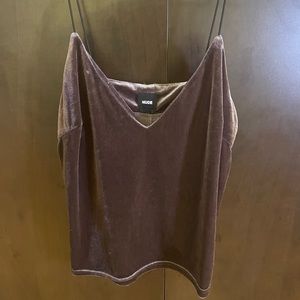Velvet Mauve Nude Tank Top
